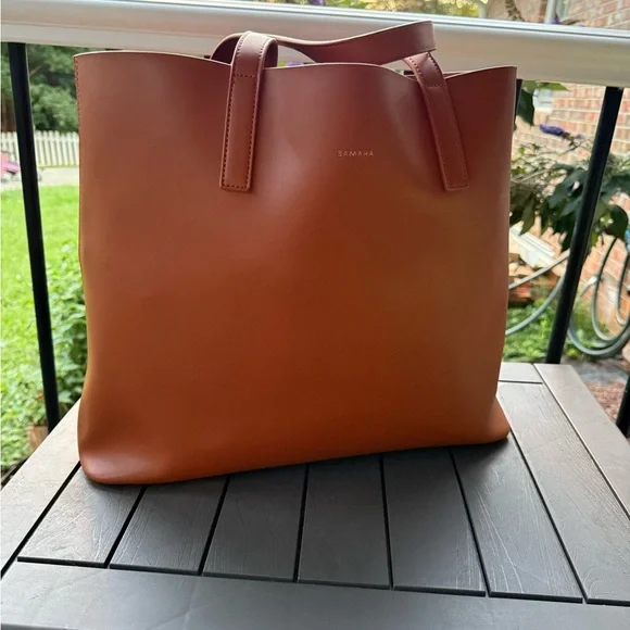 Samara Vegan Luxury Bag Bundle in Tan - Picture 13 of 16